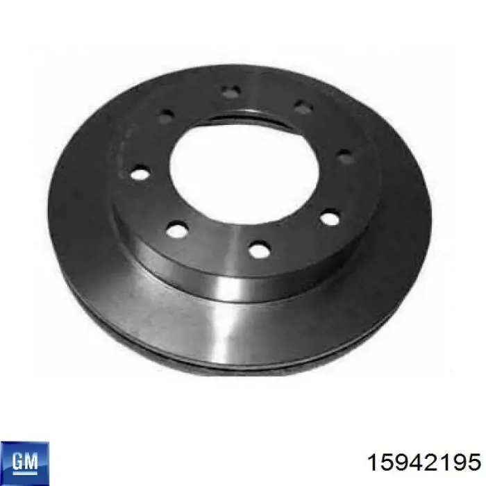Гальмівні диски передні 15942195 General Motors