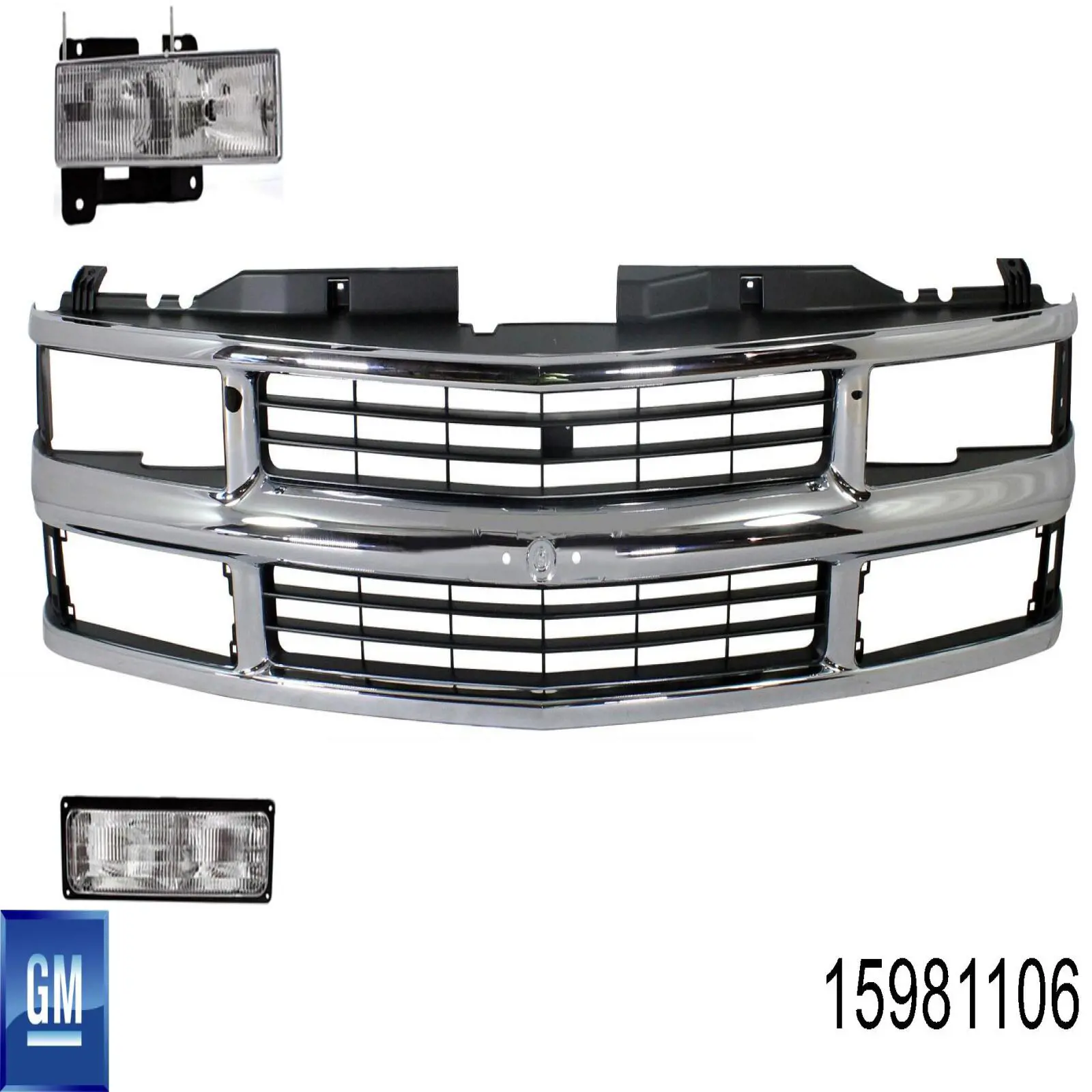 15981106 General Motors Решітка радіатора