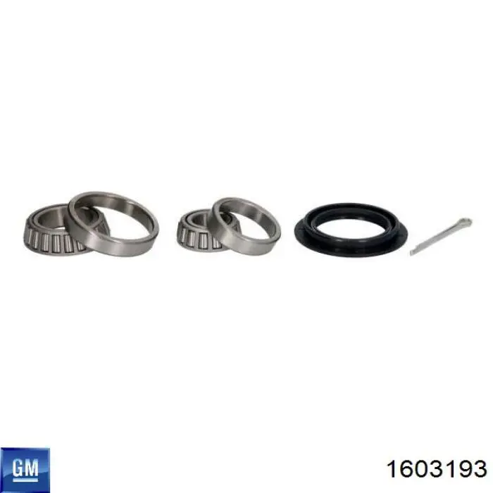 Купити 1603193 General Motors Підшипник маточини передньої/задньої