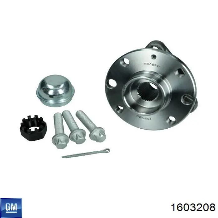 Передня маточина 1603208 General Motors
