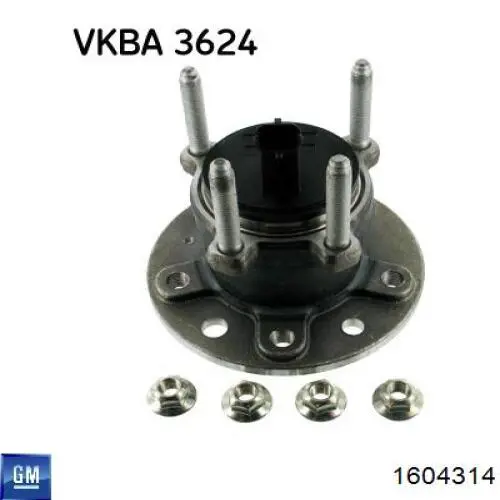Маточини задніх коліс General Motors 1604314 ціна, від 65.10 USD