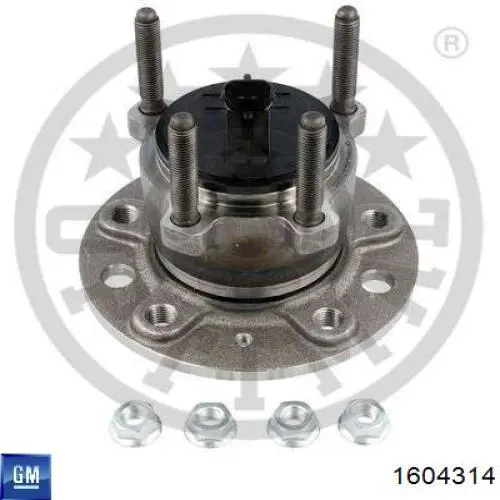 Купити 1604314 General Motors Підшипник ступиці колеса