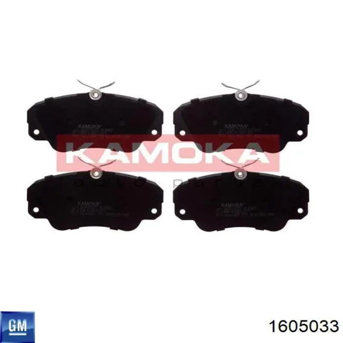 Гальмівні колодки General Motors 1605033 ціна, від 19.07 USD