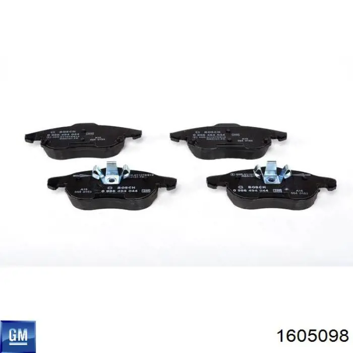 Гальмівні колодки General Motors 1605098 ціна, від 20.94 USD