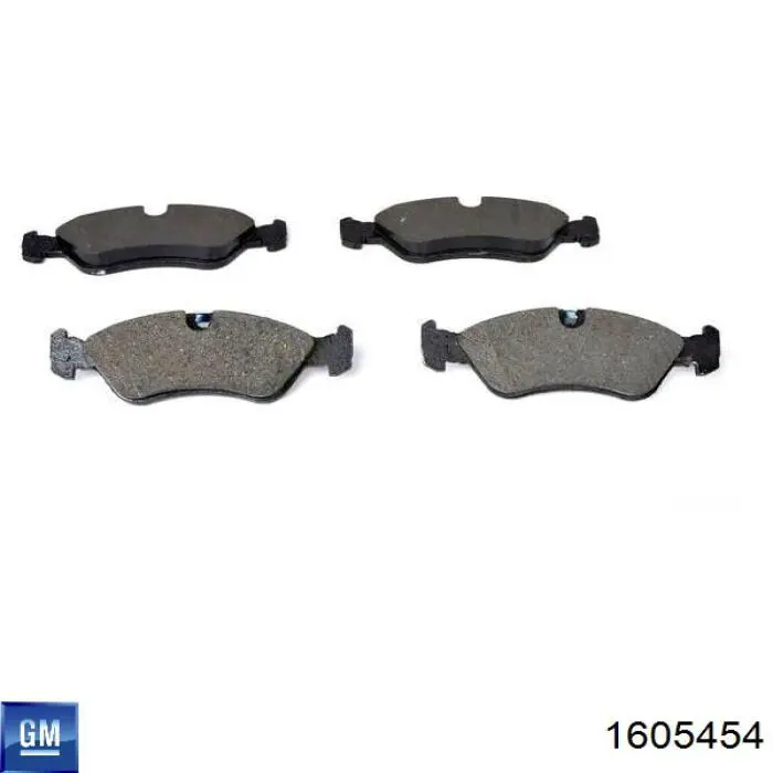 1605454 General Motors Передні гальмівні колодки