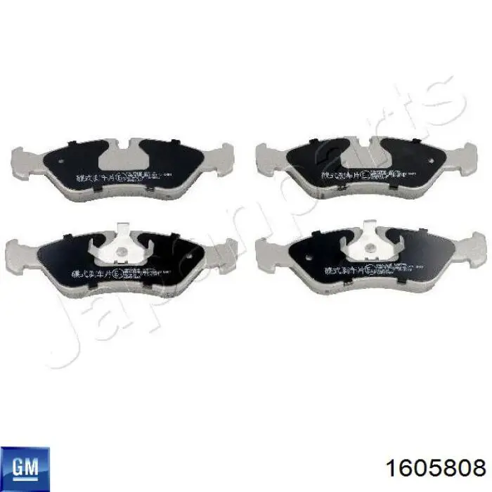 Купити 1605808 General Motors Колодки гальмівні передні, дискові