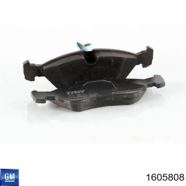 Передні тормозні колодки 1605808 General Motors