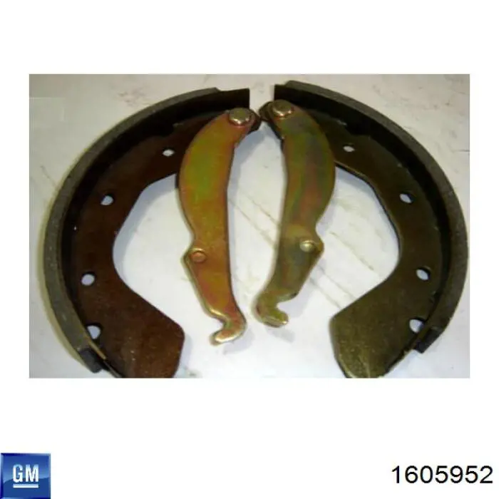 Колодки гальмові задні, барабанні General Motors 1605952 ціна, від 15.72 USD