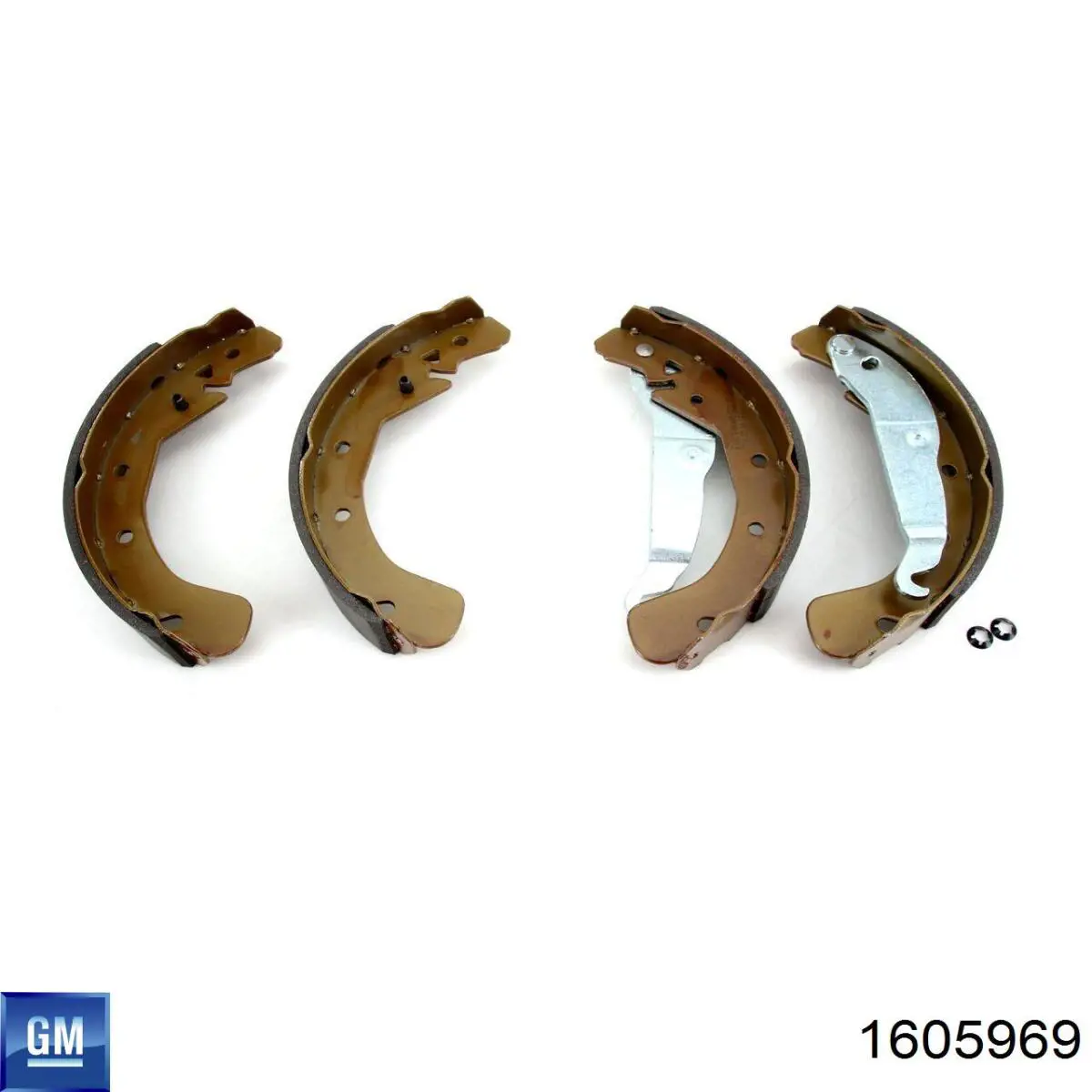 Купити 1605969 General Motors Колодки гальмові задні, барабанні