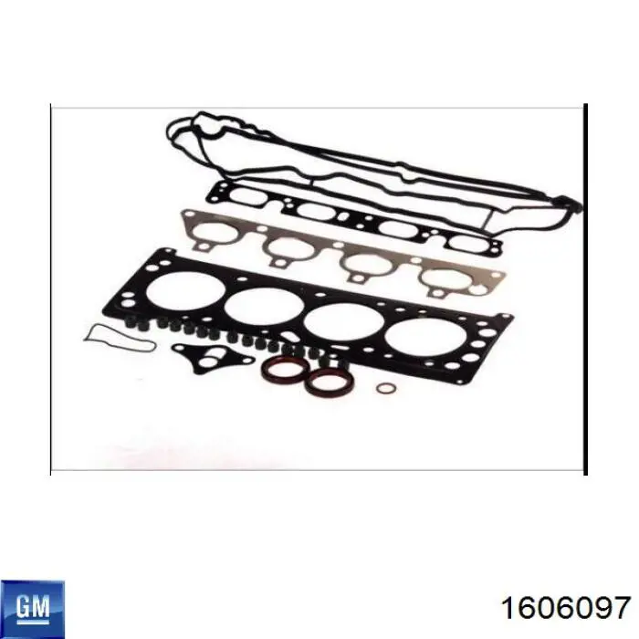 Комплект прокладок двигуна, верхній General Motors 1606097 ціна, від 64.04 USD