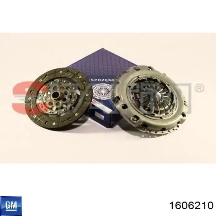Комплект зчеплення (3 частини) General Motors 1606210 ціна, від 139.88 USD