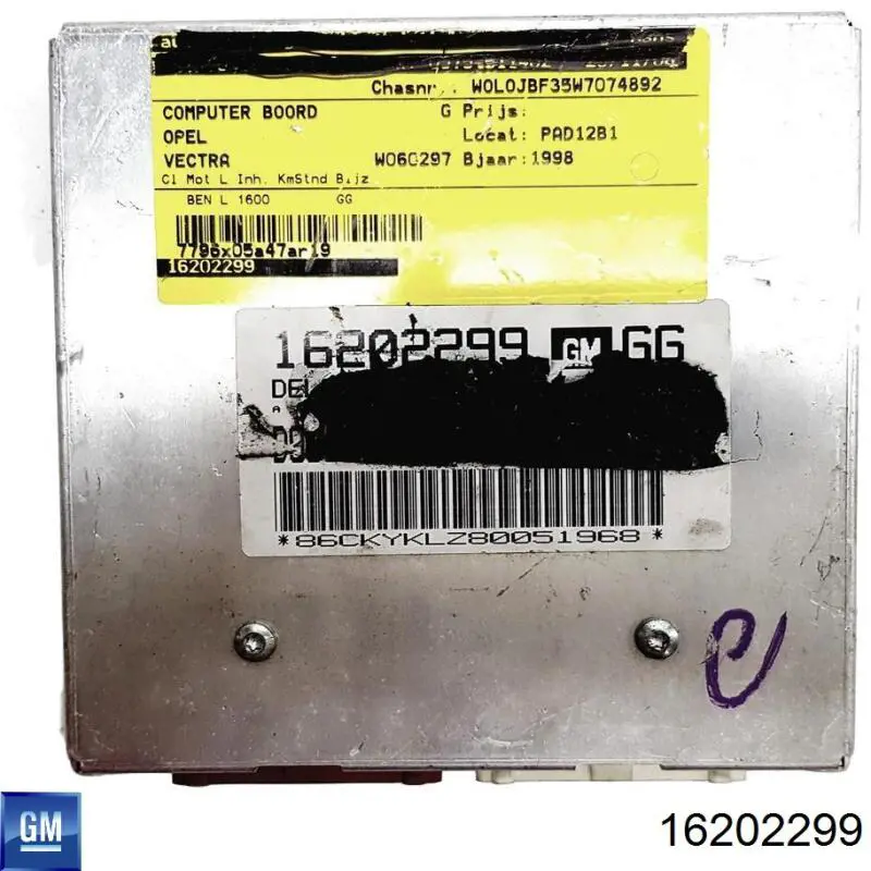 16202299 General Motors 