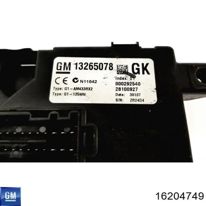  16204749 General Motors