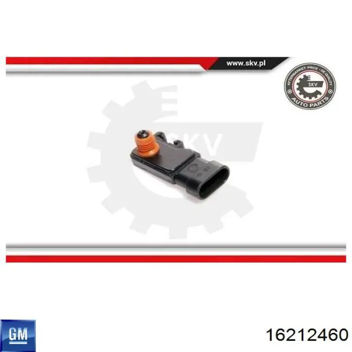 MAP сенсор General Motors 16212460 ціна, від 13.15 USD