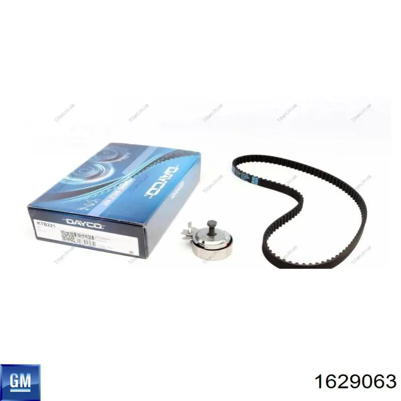 Купити 1629063 Opel ГРМ ремень