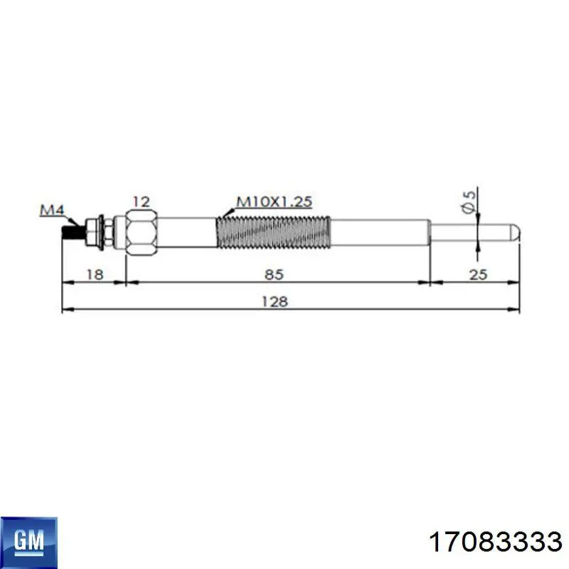 Потенціометр General Motors 17083333 ціна, від 22.18 USD
