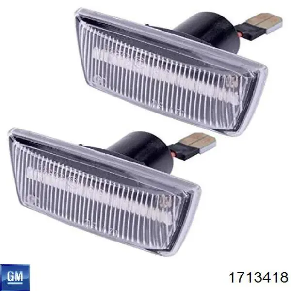 Повторювач повороту на крилі, правий Polcar 5509205E ціна, від 8.78 USD