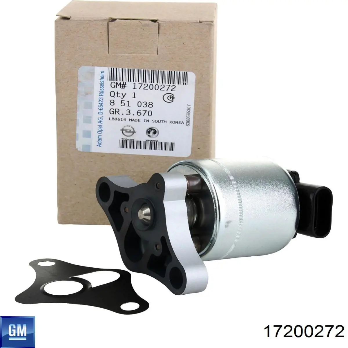 Клапан ЄГР 17200272 General Motors