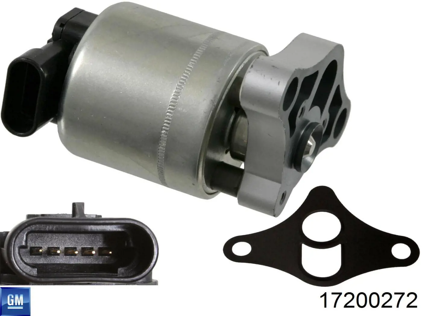 Клапан EGR General Motors 17200272 ціна, від 39.55 USD