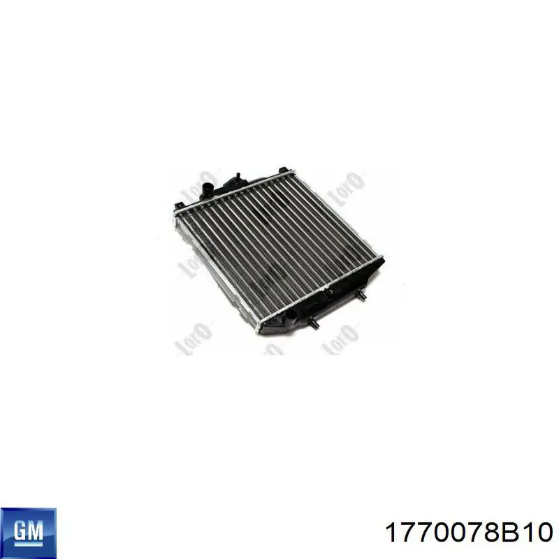 17700A78B00000 General Motors Радіатор охолодження двигуна