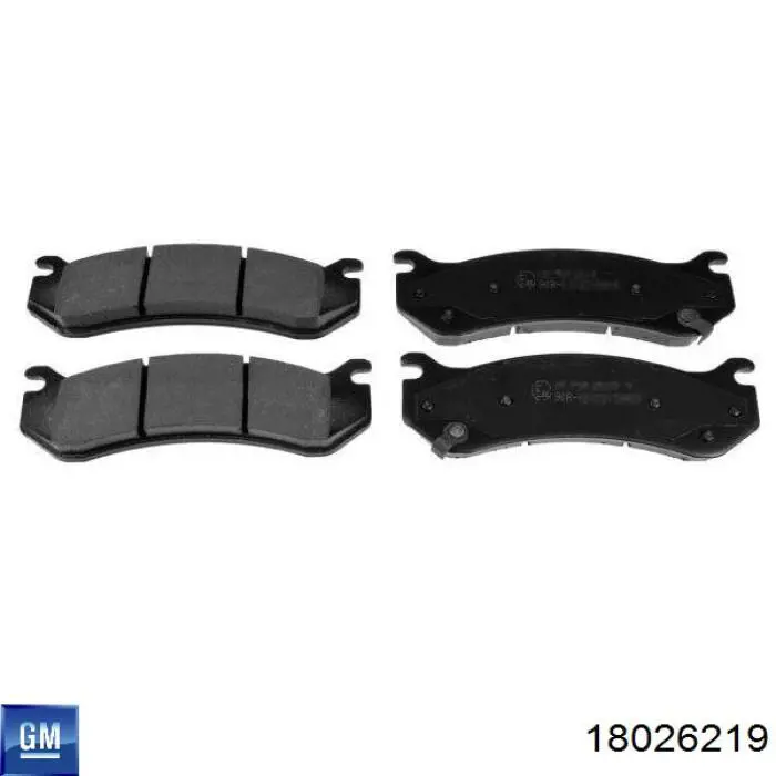 Гальмівні колодки General Motors 18026219 ціна, від 30.29 USD