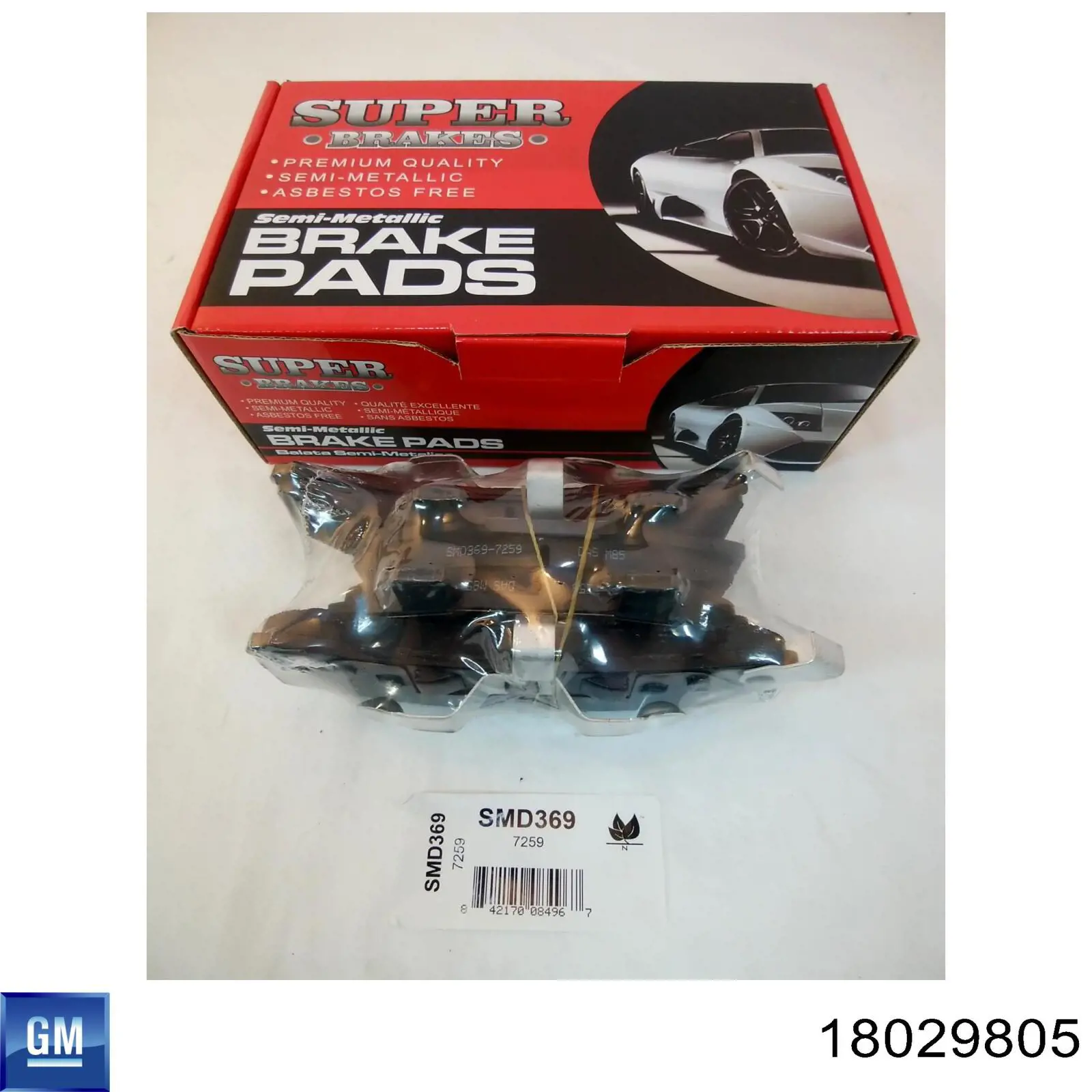 Гальмівні колодки General Motors 18029805 ціна, від 29.71 USD