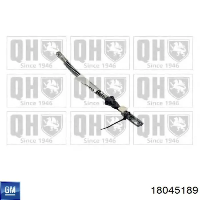Трос ручного гальма задній, правий/лівий General Motors 18045189 ціна, від 3.73 USD