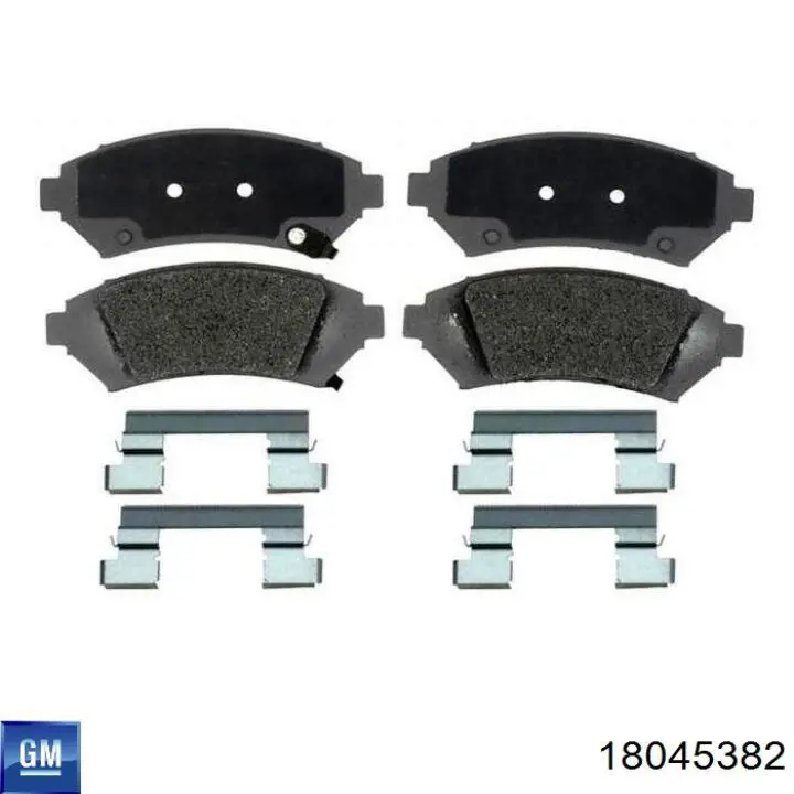 Купити 18045382 General Motors Колодки гальмівні передні, дискові