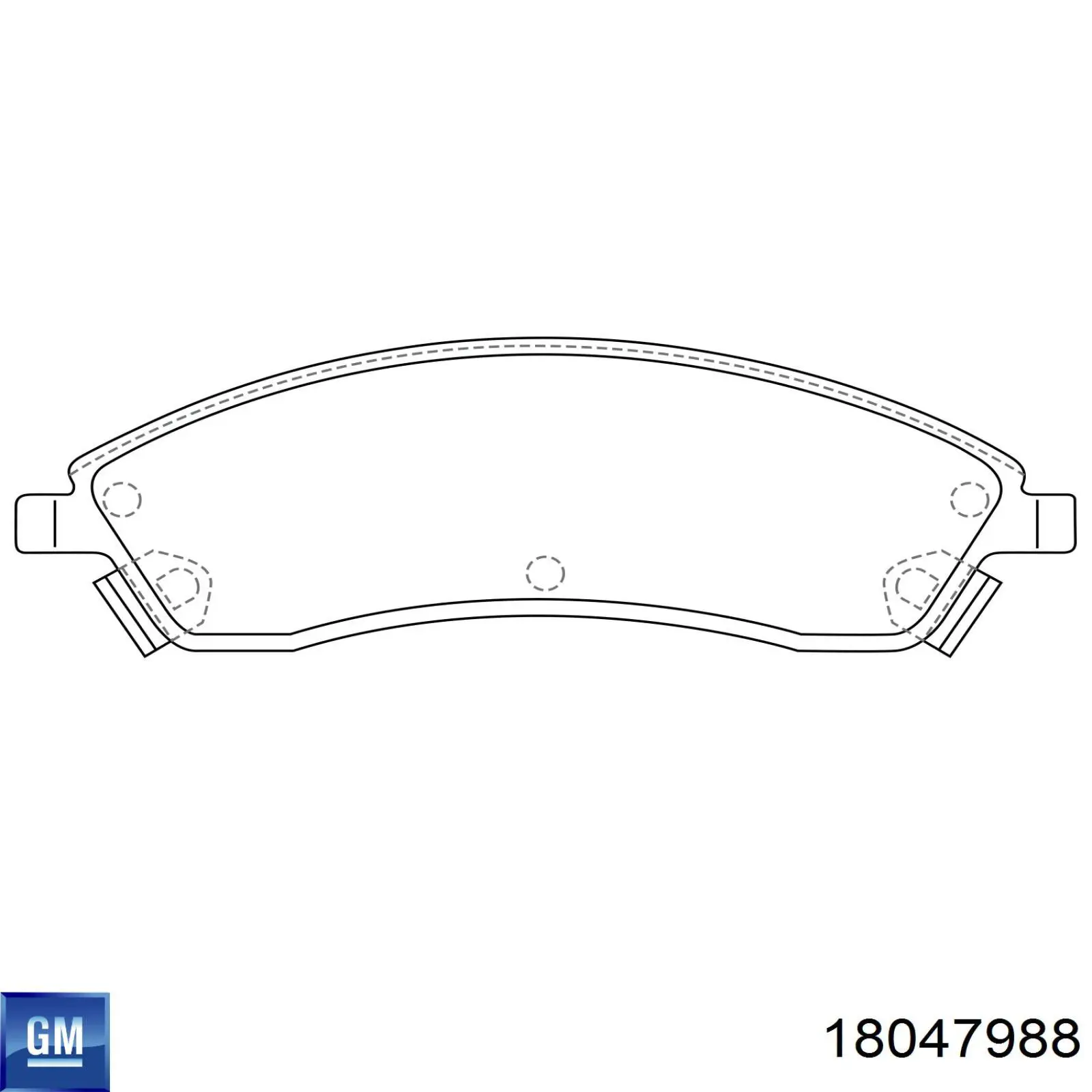Купити 19137355 General Motors Колодки гальмівні передні, дискові