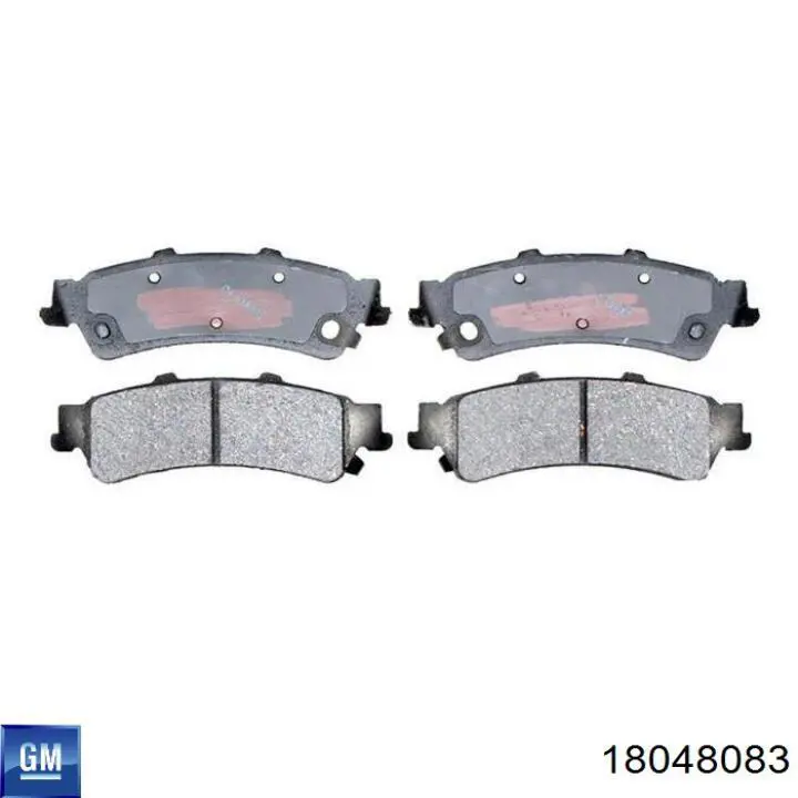 Задні гальмівні колодки General Motors 18048083 ціна, від 47.18 USD