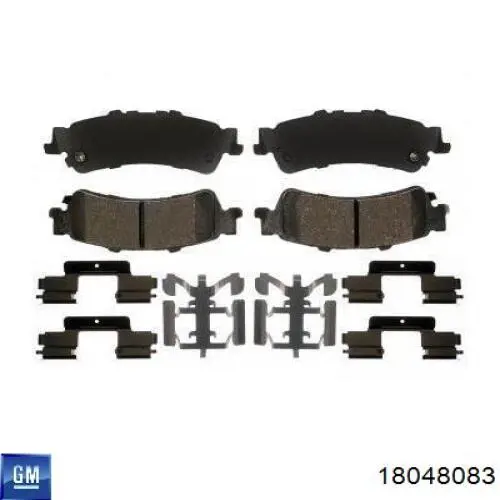 Купити 18048083 General Motors Задні колодки