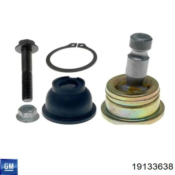 Кульова опора, верхня General Motors 19133638 ціна, від 12.84 USD