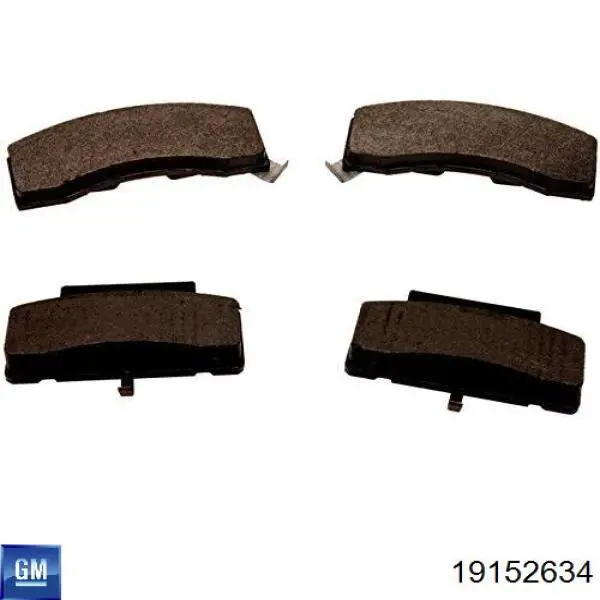 12471685 General Motors Передні гальмівні колодки