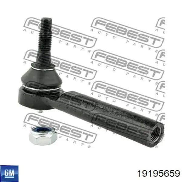 Наконечник рульовий General Motors 19195659 ціна, від 14.31 USD