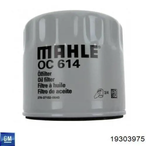 Масляний фільтр двигуна General Motors 19303975 ціна, від 8.47 USD