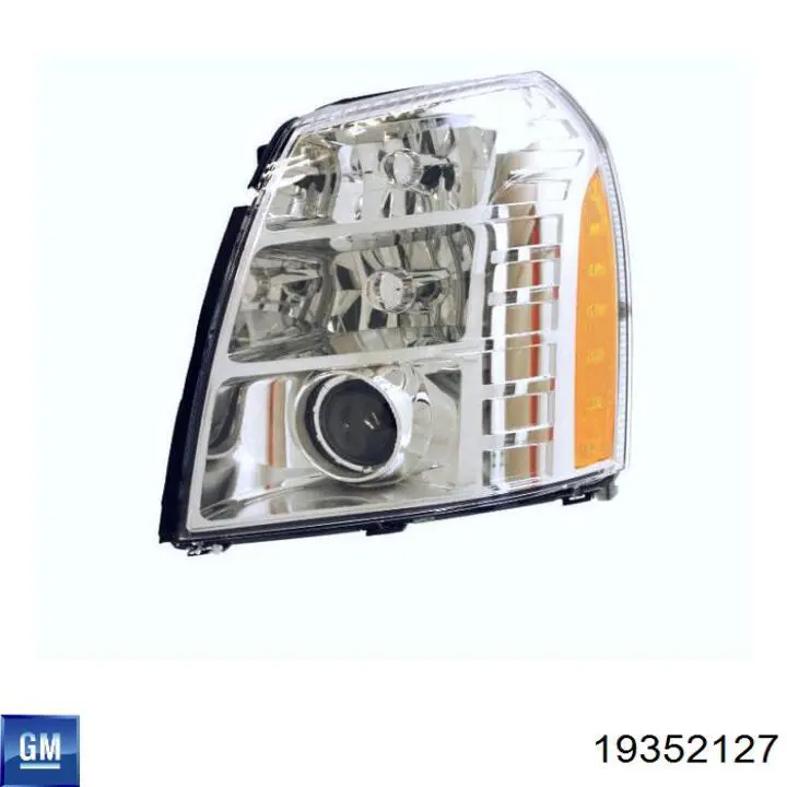 19352127 General Motors Фара дальнього світла в зборі