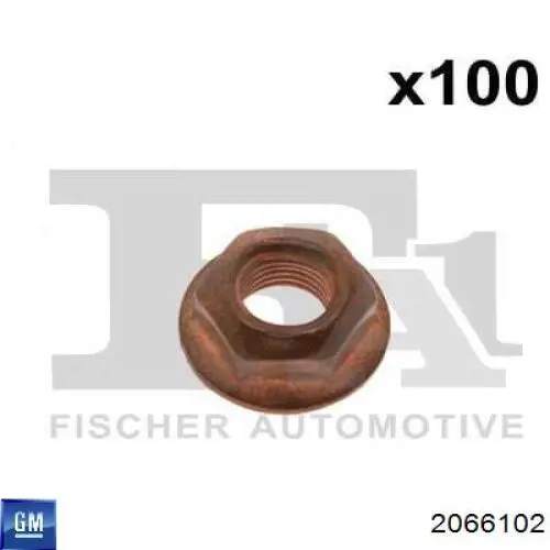 Купити 7703034256 Renault (RVI) Гайка кріплення приймальної труби глушника (штанів)