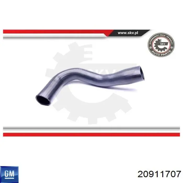 Шланг/патрубок интеркуллера Opel 835690 ціна, від 21.14 USD
