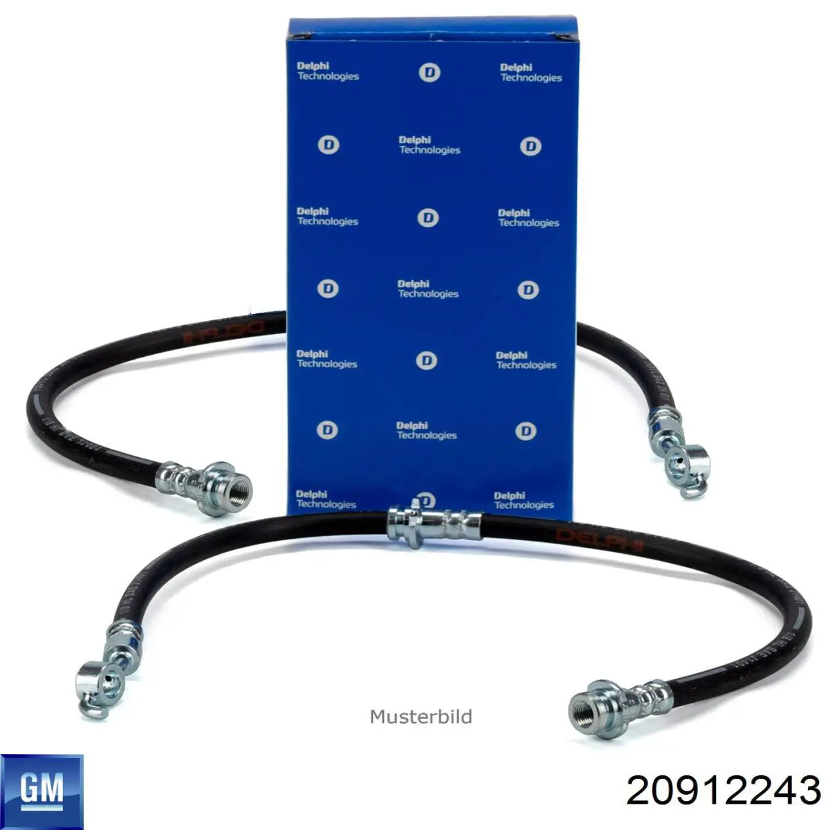 Шланг гальмівний задній General Motors 20912243 ціна, від 13.63 USD