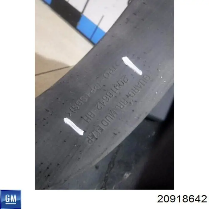 Бризковики задній, правий General Motors 20918642 ціна, від 7.14 USD