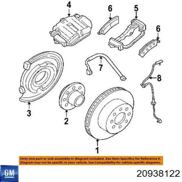Датчик АБС (ABS) задній General Motors 15121067 ціна, від 11.99 USD