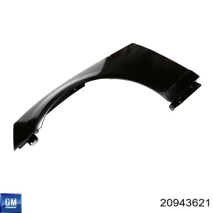 Ліве переднє крило General Motors 20943621 ціна, від 61.59 USD
