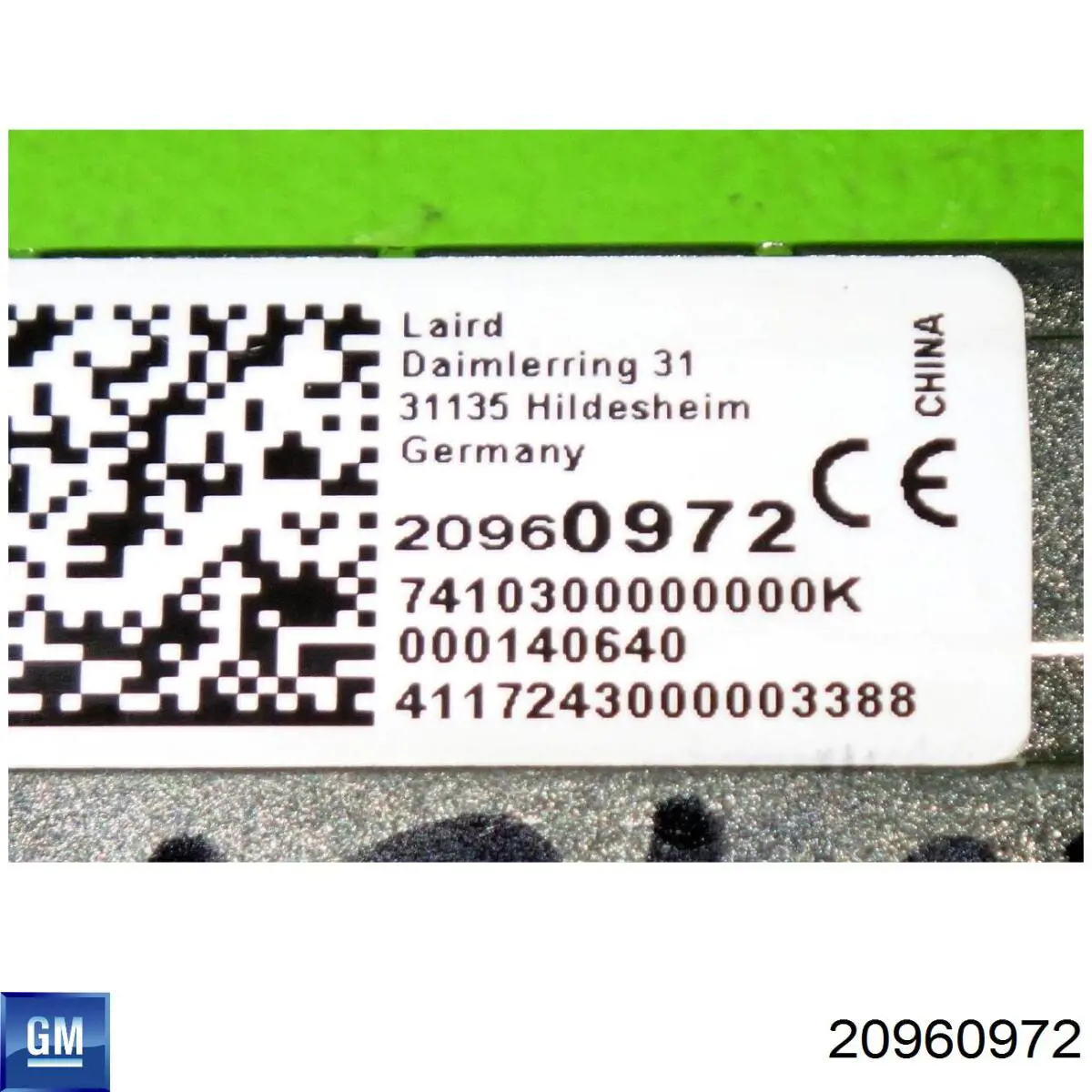  20960972 General Motors