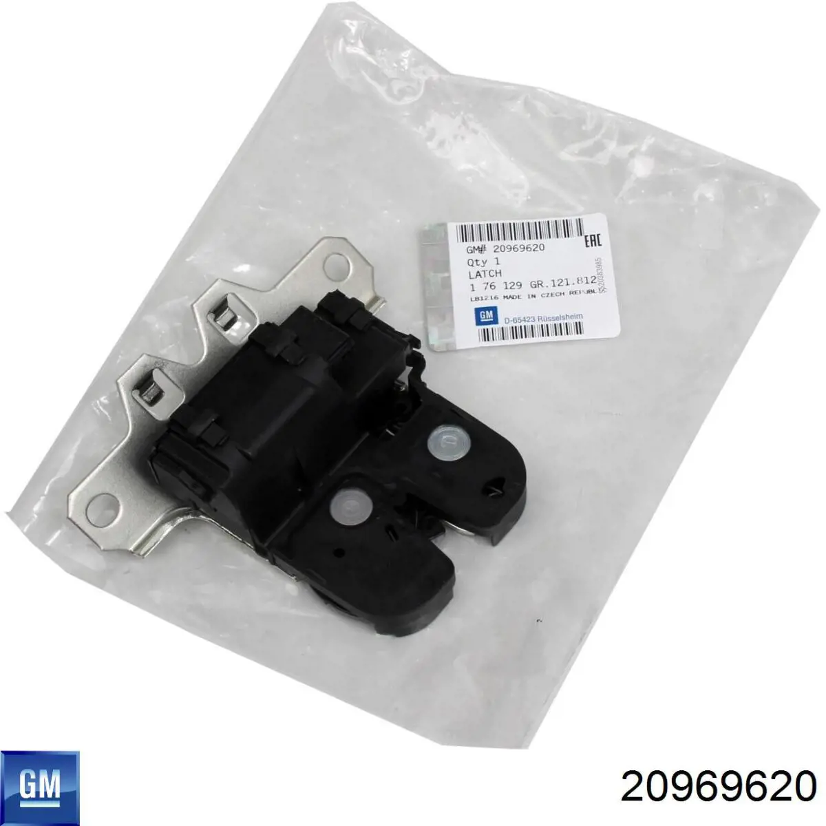 Замок багажника 20969620 General Motors