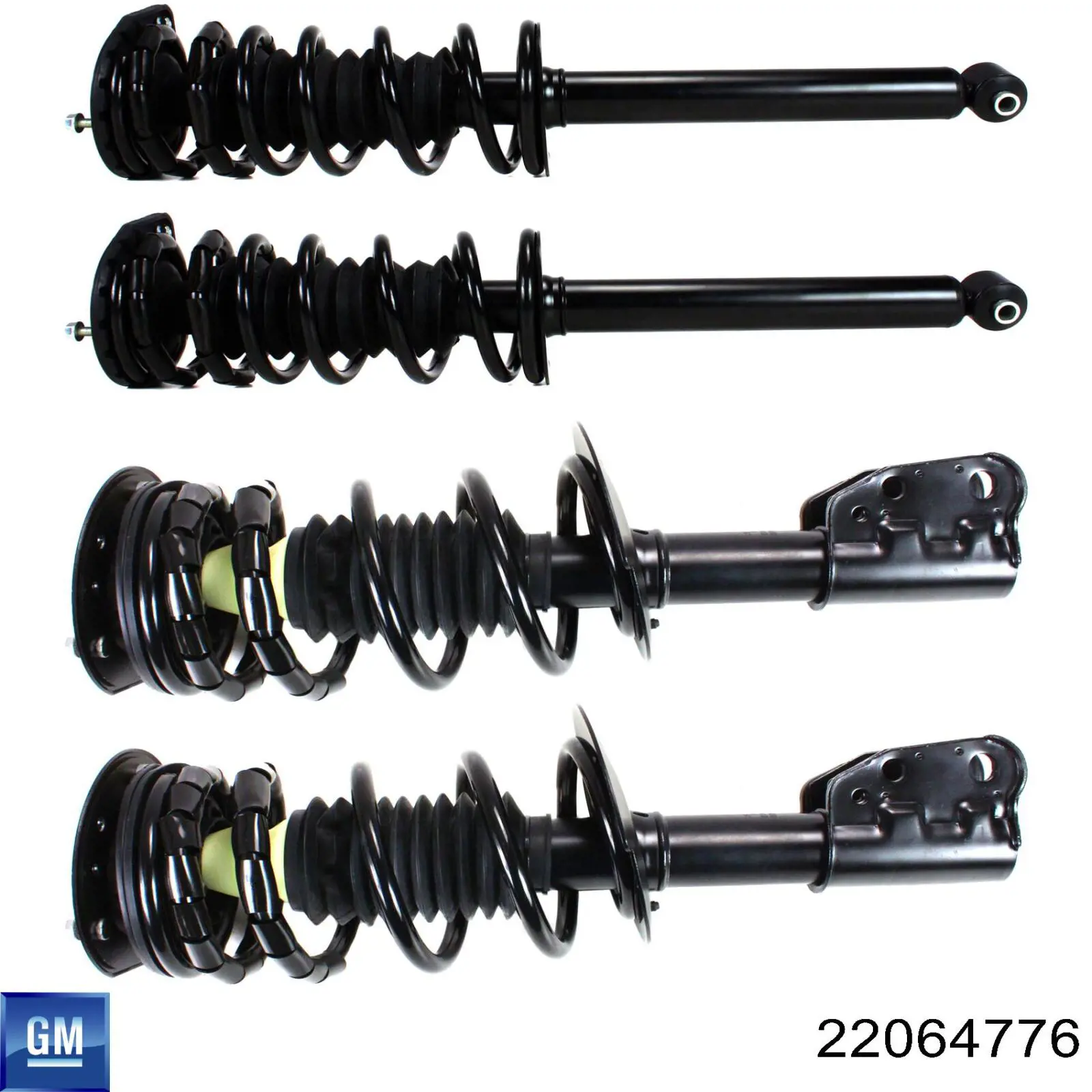 Амортизатор передній 88945676 General Motors