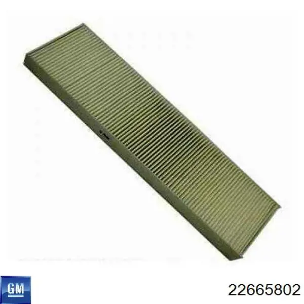 Фільтр повітряний обігрівача General Motors 22665802 ціна, від 16.90 USD