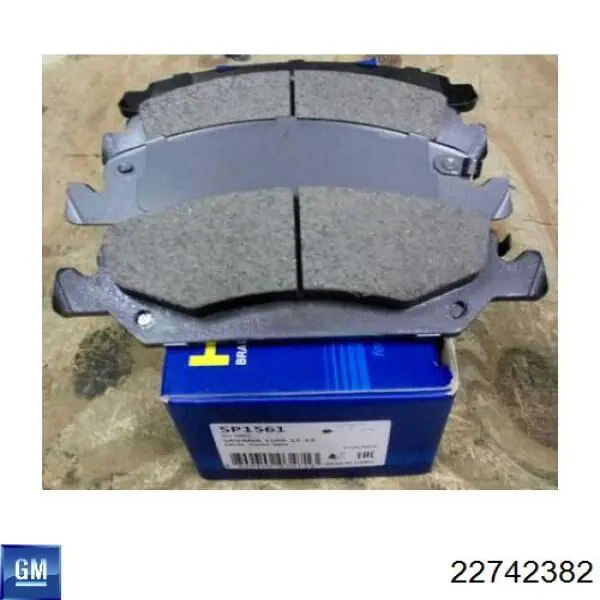 Купити 22742382 General Motors Колодки гальмівні передні, дискові