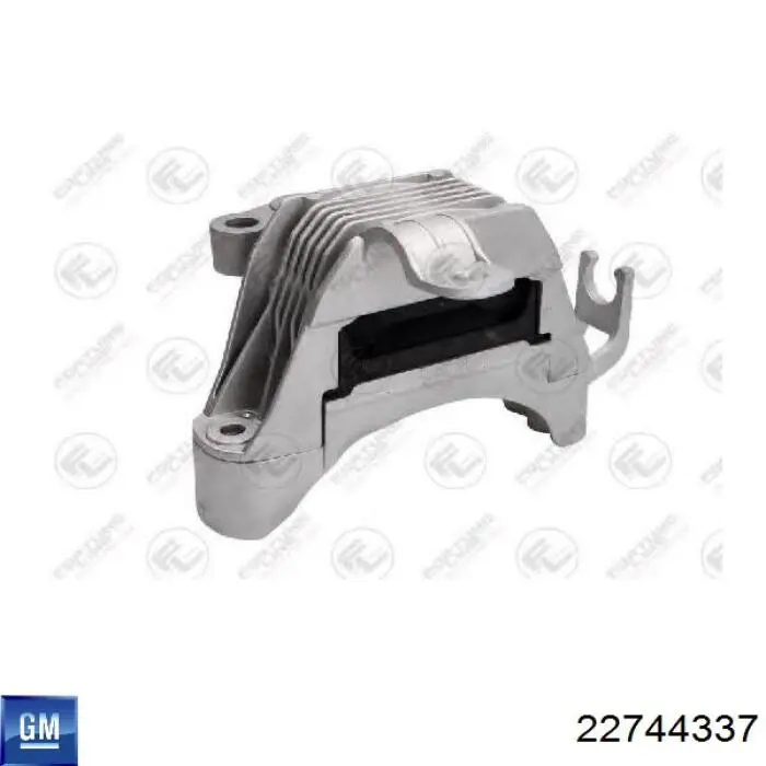 Подушка (опора) двигуна, права 22744337 General Motors