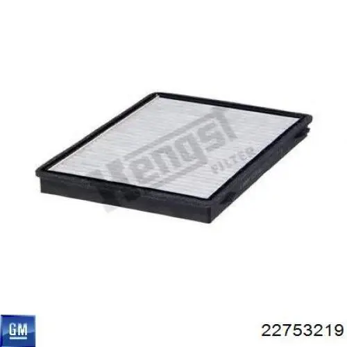 Купити 22753219 General Motors Фільтр салону вугільний