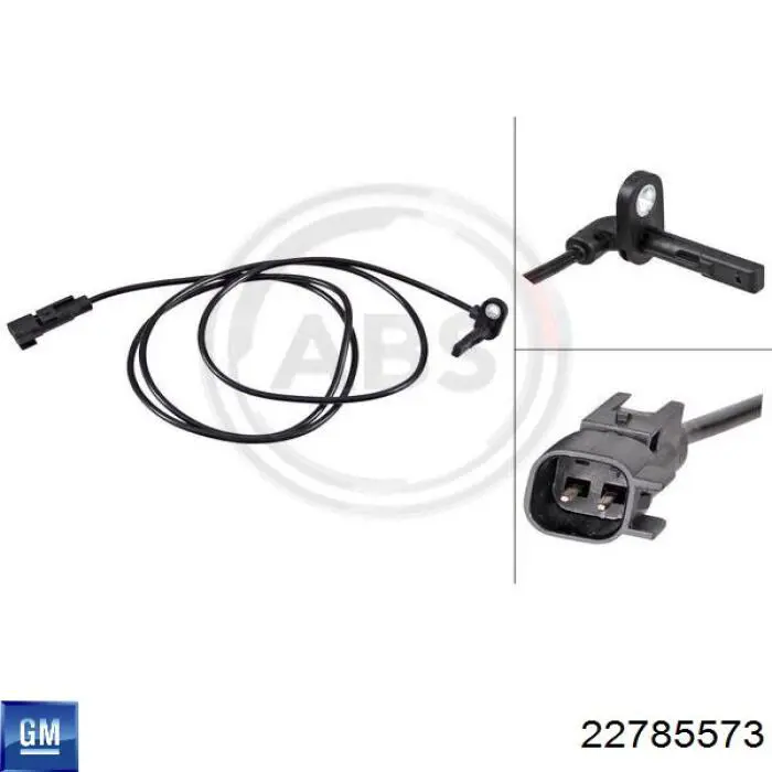 Датчик АБС (ABS) задній General Motors 22785573 ціна, від 20.75 USD